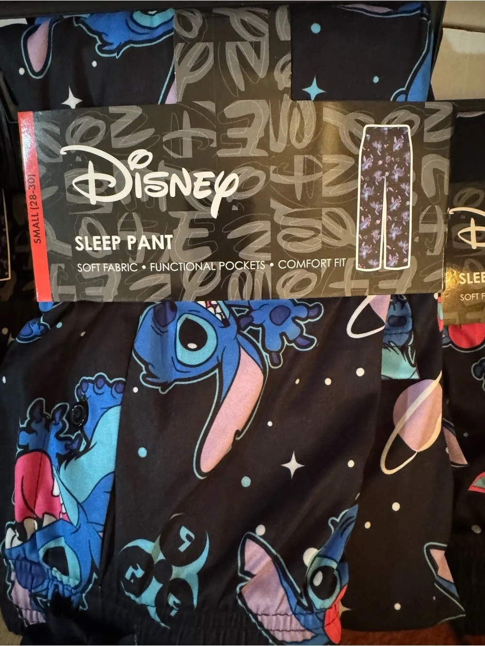 Stitch In Space Adult Men's Apparel, All Over Print Graphic Sleep Pant